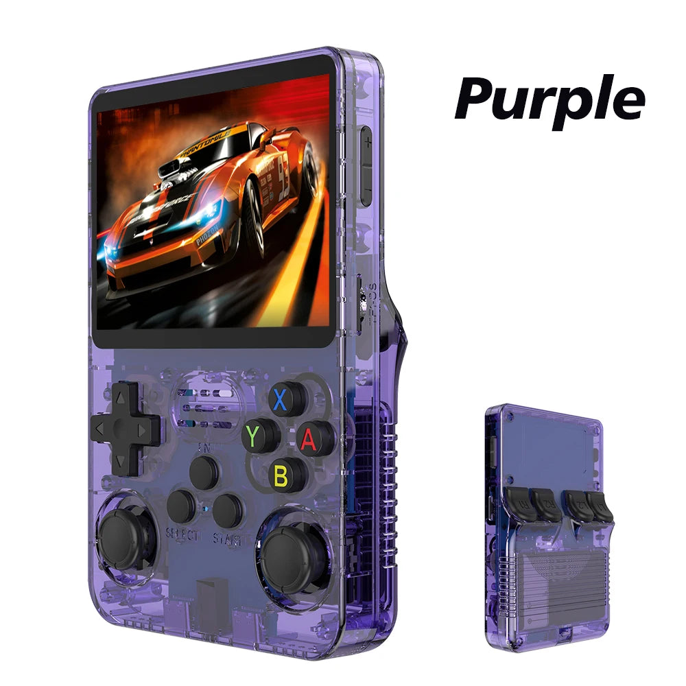 Console de +10000 jeux vidéo portable rétro véritable R36S 128 Go, système Linux, écran IPS 3,5 pouces, lecteur vidéo de poche portable R36s Pro, jeux 64 Go
