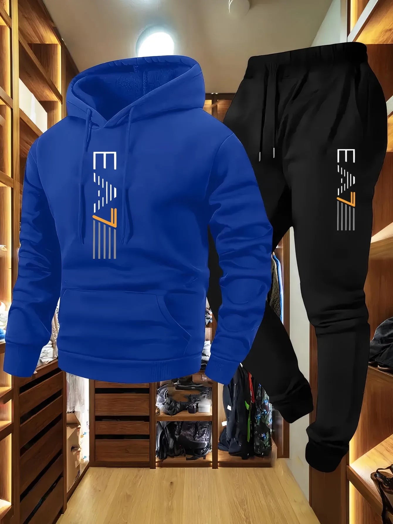 Ensemble sweat à capuche homme, ensemble 2 pièces