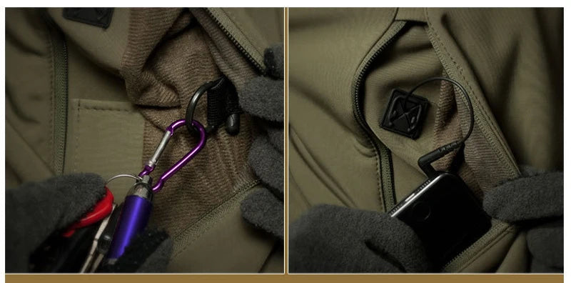 Vestes militaires en peau de requin à coque souple pour hommes, vestes tactiques coupe-vent et imperméables, vestes de combat de l'armée pour hommes, manteaux bombers à capuche pour hommes