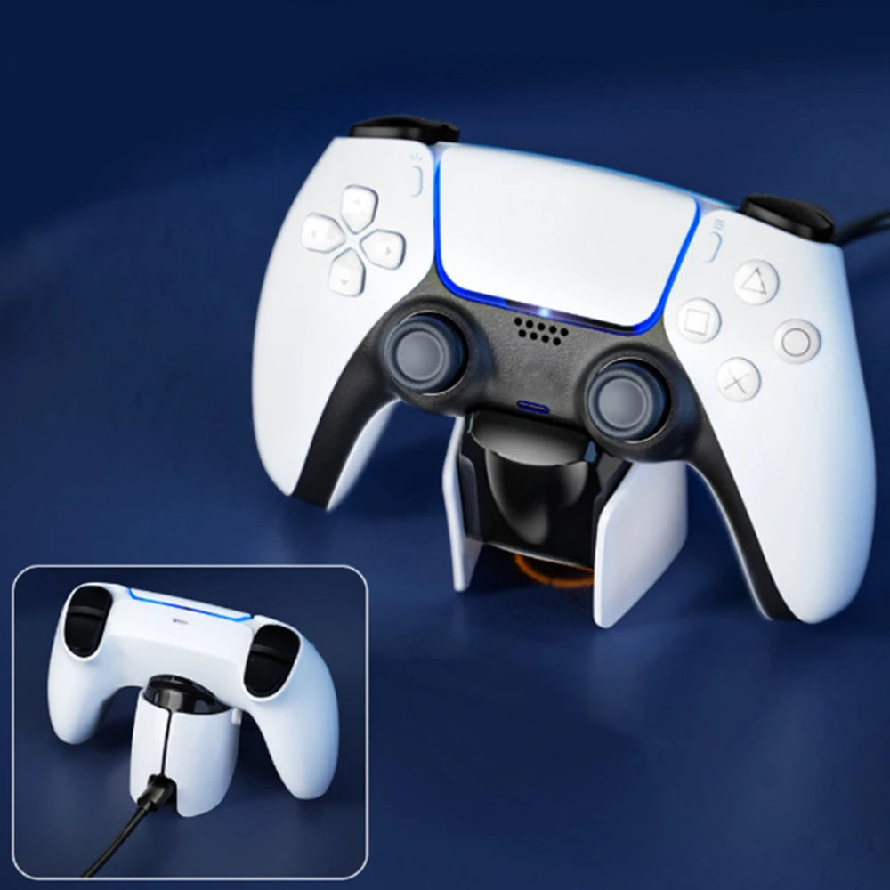 Station de charge rapide USB pour manette PS5 DualSense Edge avec indicateur de charge