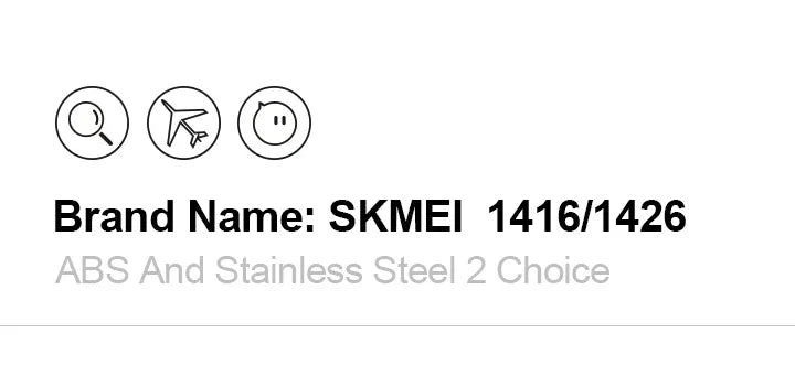 Montre SKMEI 1426 pour homme, réveil, montre numérique tendance, montre de sport, montre de luxe étanche à 5 bars