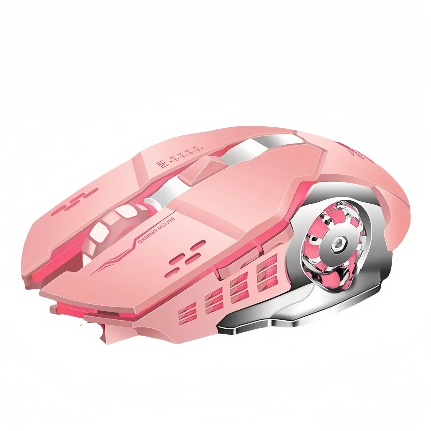 Souris sans fil 2,4 GHz Bluetooth, souris gaming rétro-éclairé RGB, souris rechargeable et silencieuse, 3 600 DPI, compatible avec MacBook et ordinateur portable.