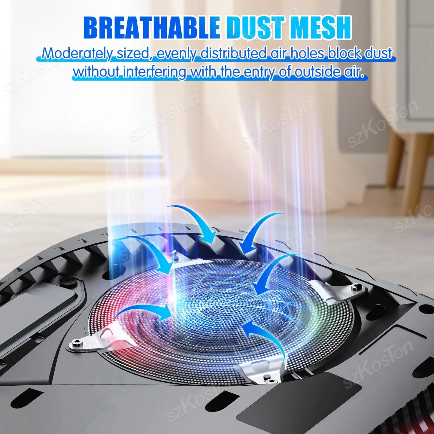 Filtre anti-poussière pour ventilateurs de refroidissement PS5 Slim et PS5 Pro - Accessoires pour consoles de jeux - Kit anti-poussière en silicone