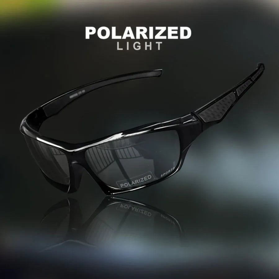 Lunettes de soleil sport et mode polarisées, protection UV, monture ronde en métal, monture UV400.