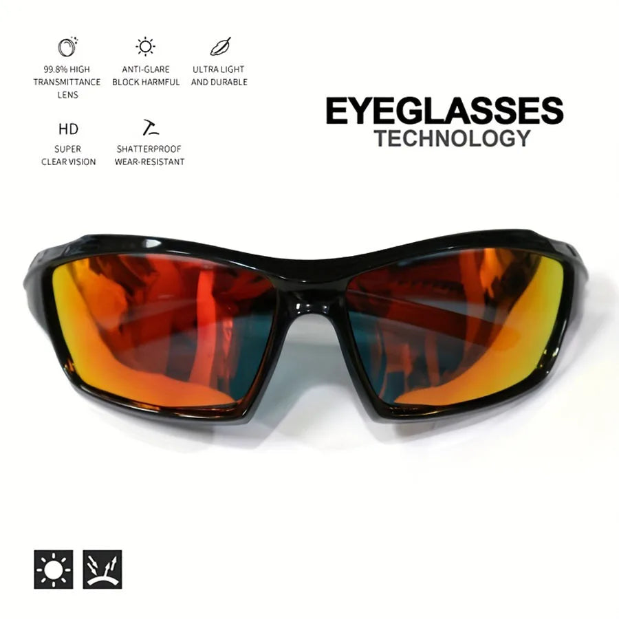 Lunettes de soleil sport et mode polarisées, protection UV, monture ronde en métal, monture UV400.