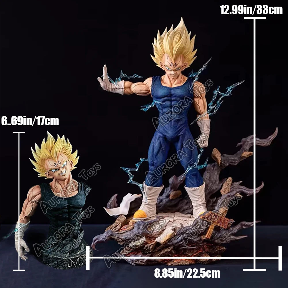 Figurine de 28-32 cm de Majin Vegeta, personnage de Dragon Ball Z (Choix Taille)