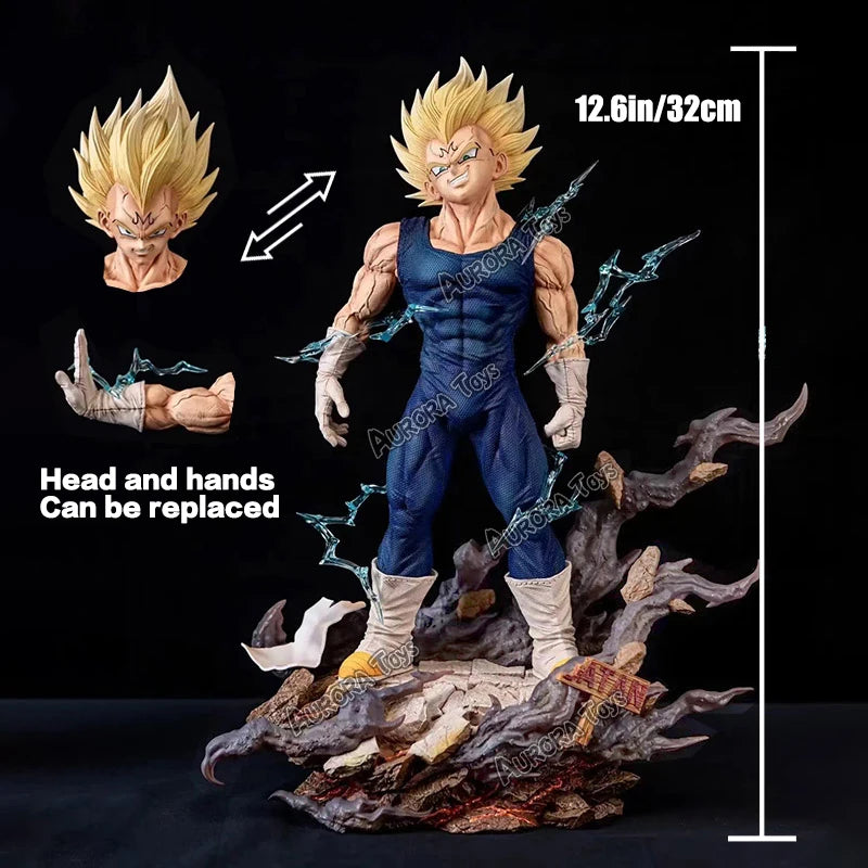 Figurine de 28-32 cm de Majin Vegeta, personnage de Dragon Ball Z (Choix Taille)